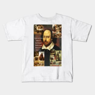 The Plays Of William Shakespeare Kids T-Shirt